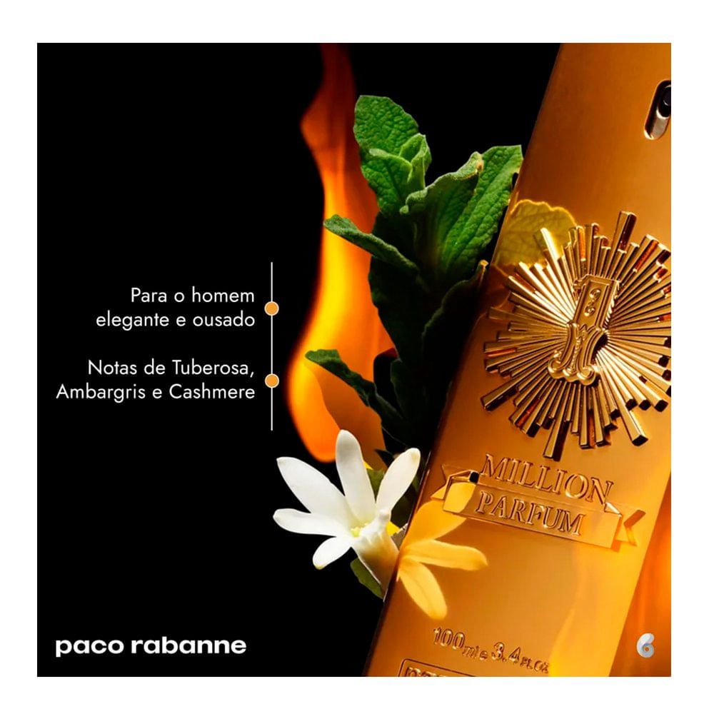 Perfume One Million Parfum Paco Rabanne - Imagem 3