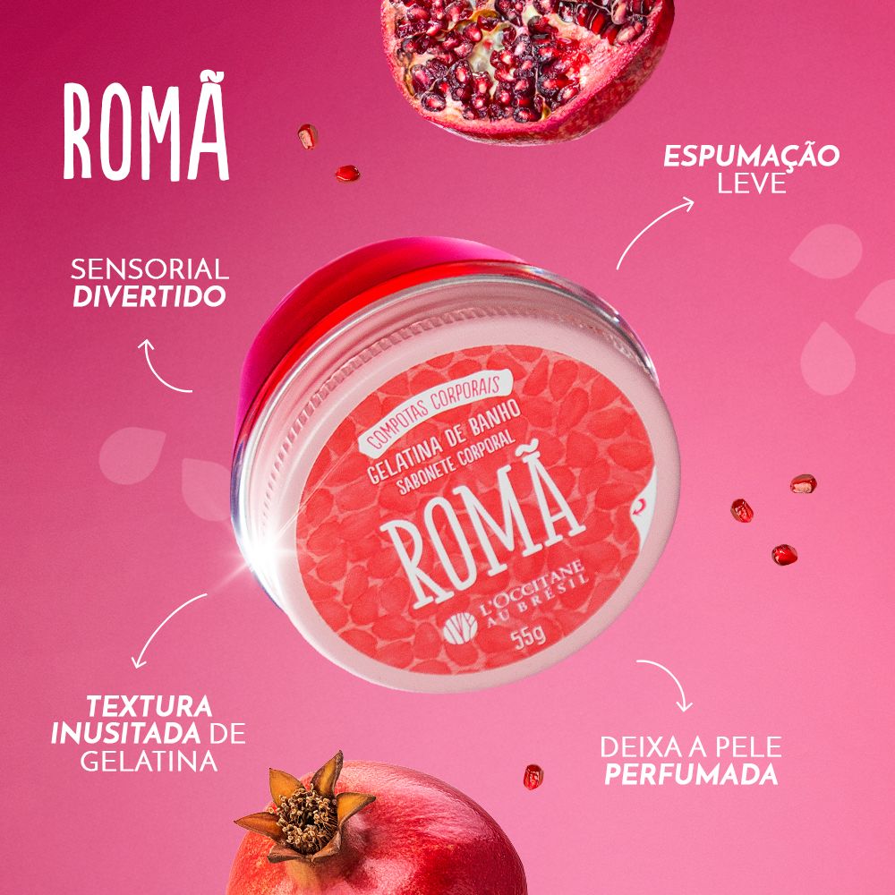 Geleia De Banho Corporal Romã L´occitane - Imagem 2