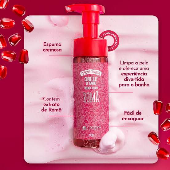 Chantilly De Banho Corporal Romã L´occitane - Imagem 2