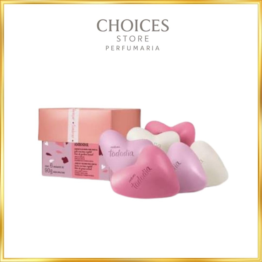 Presente Natura Tododia Sabonetes Sortidos Corações