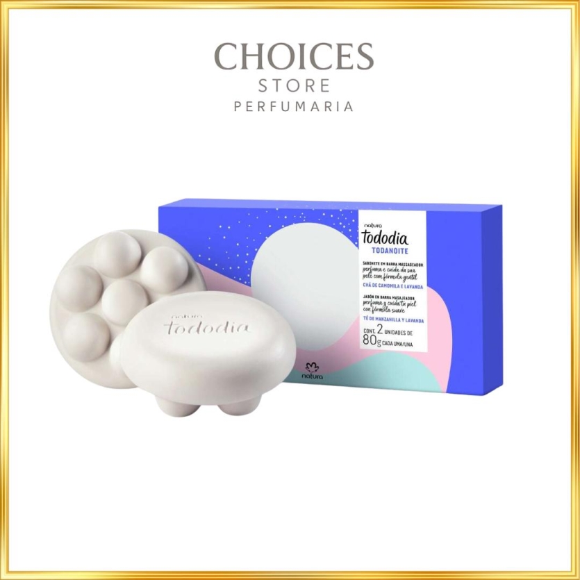 Sabonete em Barra Massageador Chá de Camomila e Lavanda Natura