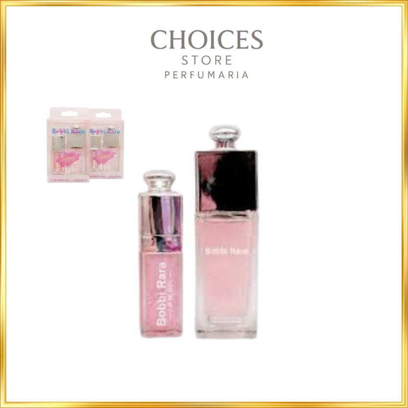 Kit Perfume e Lip Gloss - Bobbi Rara